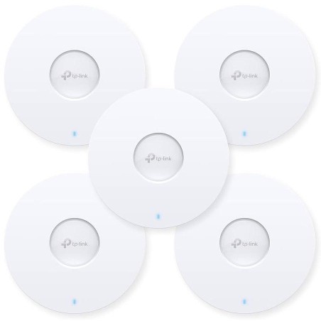 TP-Link EAP613(5-pack) stropní AP WiFi 6, 1x GLan, 2,4 a 5 GHz, AX1800, bez PoE adaptéru, Omada SDN