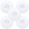 TP-Link EAP613(5er Pack) Decken-AP WiFi 6, 1x GLan, 2,4 und 5 GHz, AX1800, ohne PoE-Adapter, Omada SDN