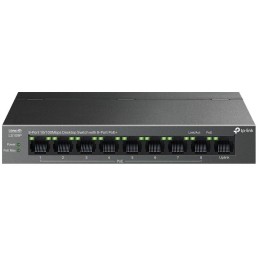 TP-Link LS109P Switch 1x LAN, 8x LAN s PoE+, 63W