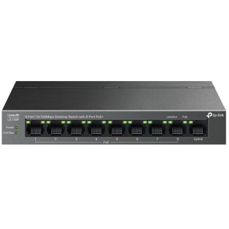 TP-Link LS109P Switch 1x LAN, 8x LAN s PoE+, 63W