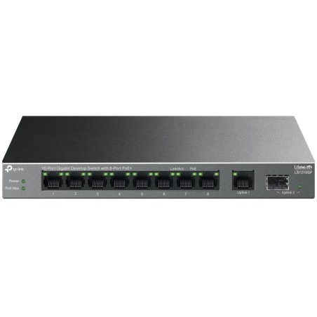 TP-Link LS1210GP Switch 1x GLAN, 8x GLAN s PoE+, 1x SFP, 61W