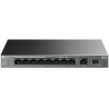 TP-Link LS1210GP Switch 1x GLAN, 8x GLAN with PoE+, 1x SFP, 61W
