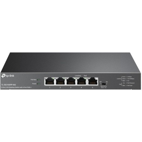 TP-Link TL-SG105PP-M2 Switch 1x 2,5GLAN, 4x 2,5GLAN s PoE++, 123W