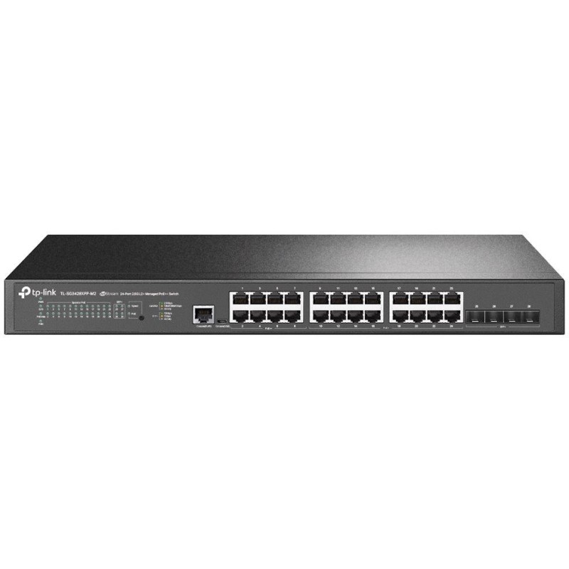 TP-Link SG3428XPP-M2 Switch 24x 2.5GLan/PoE+, 4x SFP+ 10G, 500W, Omada SDN
