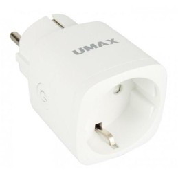 UMAX chytrá zásuvka U-Smart Wifi Plug Mini/ Wi-Fi/ 1x zástrčka/ Amazon Alexa/ Google Assistant/ Android/ iOS/ bílá