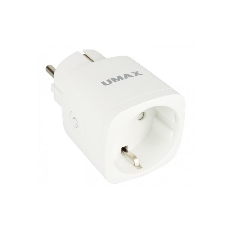 UMAX chytrá zásuvka U-Smart Wifi Plug Mini/ Wi-Fi/ 1x zástrčka/ Amazon Alexa/ Google Assistant/ Android/ iOS/ bílá