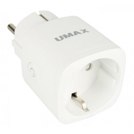 UMAX chytrá zásuvka U-Smart Wifi Plug Mini/ Wi-Fi/ 1x zástrčka/ Amazon Alexa/ Google Assistant/ Android/ iOS/ bílá