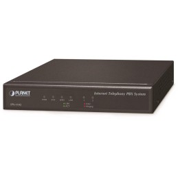 Planet IPX-1102, IP PBX, 2x FXO, 100/50 uživatelů, IVR, záznamník/hlas.pošta, DID, BLF, FAX, Skype-SIP, VPN