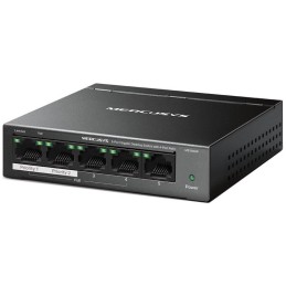 TP-Link Mercusys MS105GP Switch 5-Port, 4× Gigabit PoE+, 1× GLAN, 802.3af/at, 65 W