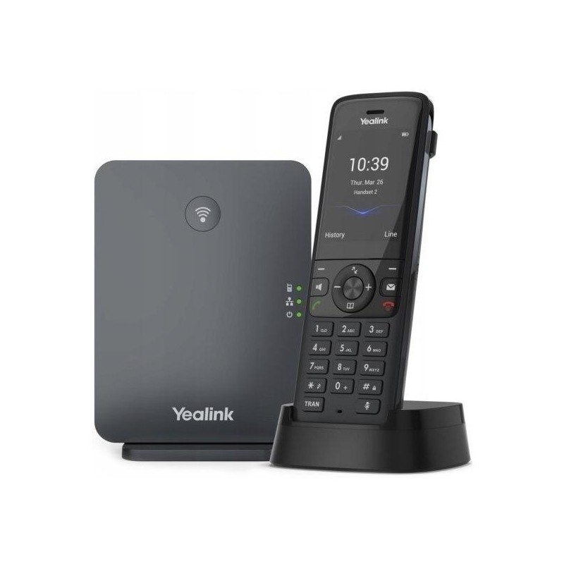 Yealink W78P  IP DECT báze+ručka, 2,4" barevný displej, bluetooth, až 10 ruček