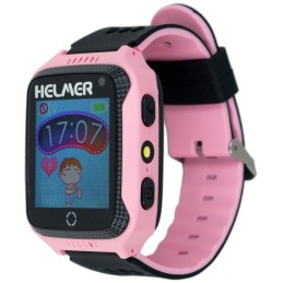 HELMER dětské hodinky LK 707 s GPS lokátorem/ dotykový display/ IP54/ micro SIM/ kompatibilní s Android a iOS/ růžové