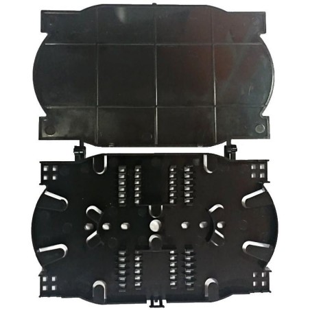 XtendLan plastová optická kazeta s pro uchycení 24 svarků průměru 4mm, svarky vedle sebe