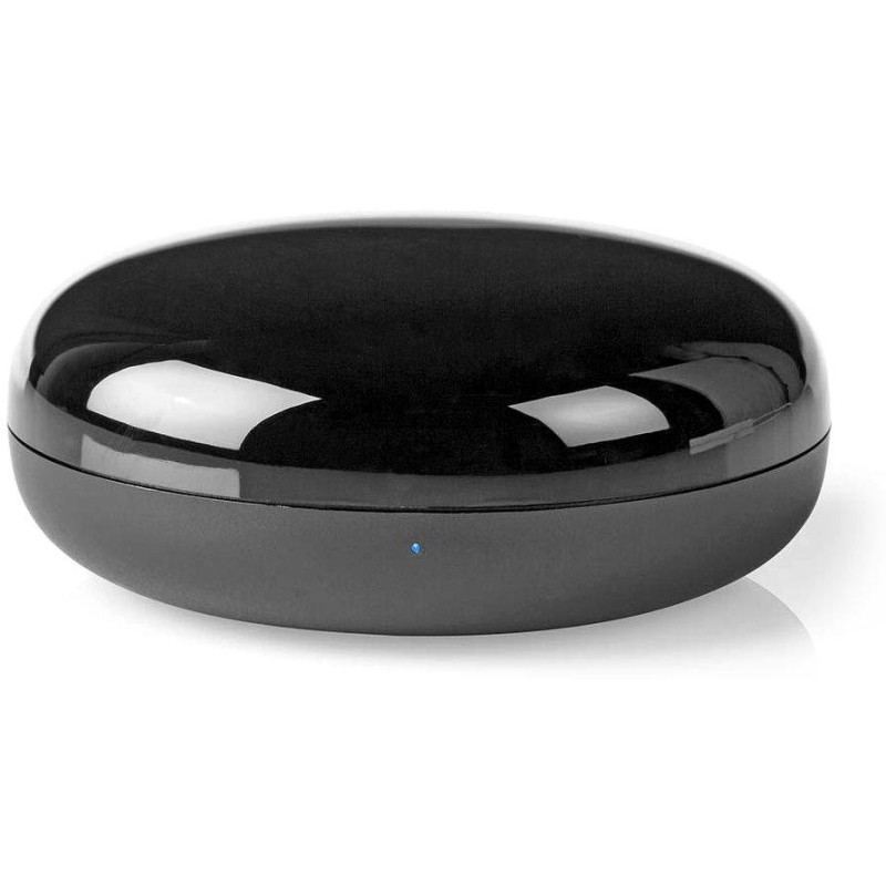 NEDIS Wi-Fi chytrý univerzální dálkový ovladač/ infračervený/ USB/ Google Home/ Alexa/ černý