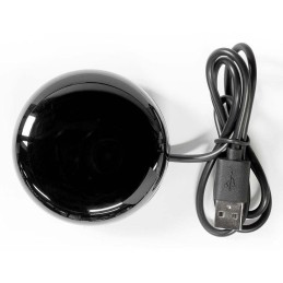 NEDIS Wi-Fi chytrý univerzální dálkový ovladač/ infračervený/ USB/ Google Home/ Alexa/ černý