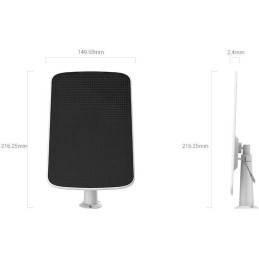 EZVIZ set IP kamera HB8/ PTZ/ Wi-Fi/ 4Mpix/ krytí IP65/ objektiv 4mm/ H.265/ IR přísvit až 15m/ bílá + solární panel F