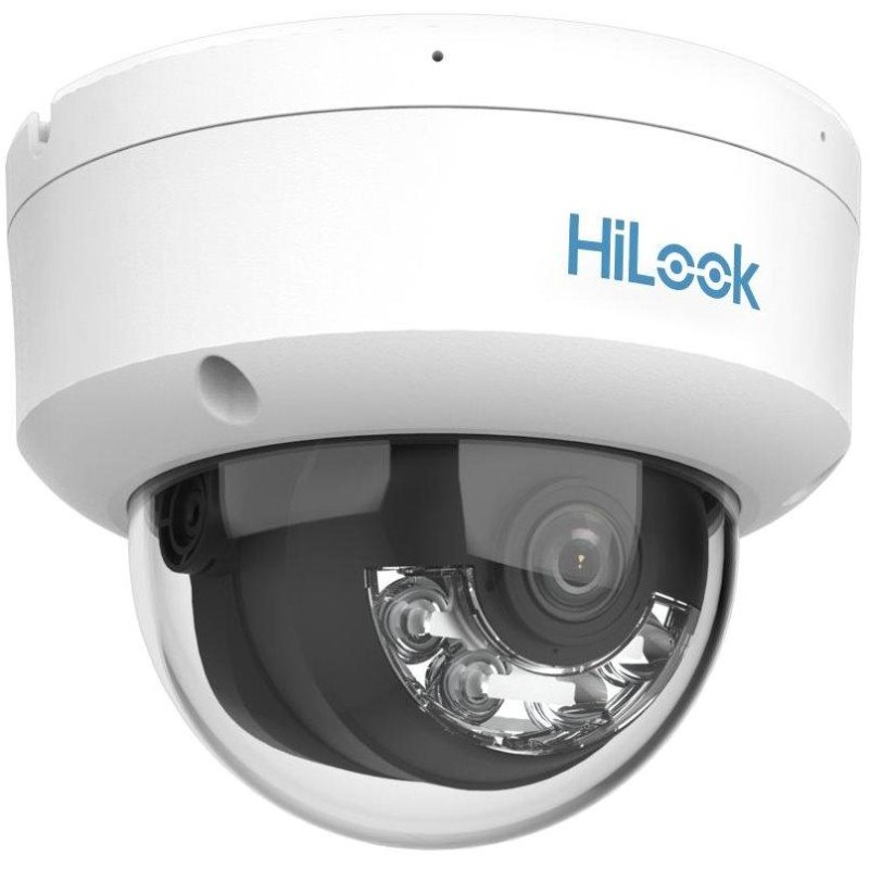 HiLook Powered by HIKVISION/ IPC-D149HA-LU/ Dome/ 4Mpix/ 2.8mm/ Smart Hybrid Light/ ColorVu/ MD2.0/ IP67+IK08/ IR 30m
