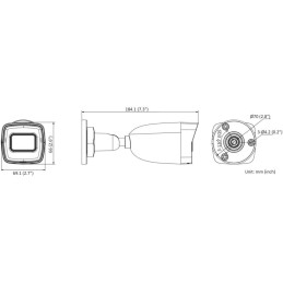 HiLook Powered by HIKVISION/ IPC-B180HA-LU/ Bullet/ 8Mpix/ 2.8mm/ Smart Hybrid Light/ MD2.0/ H.265+/ IP67/ IR 30m