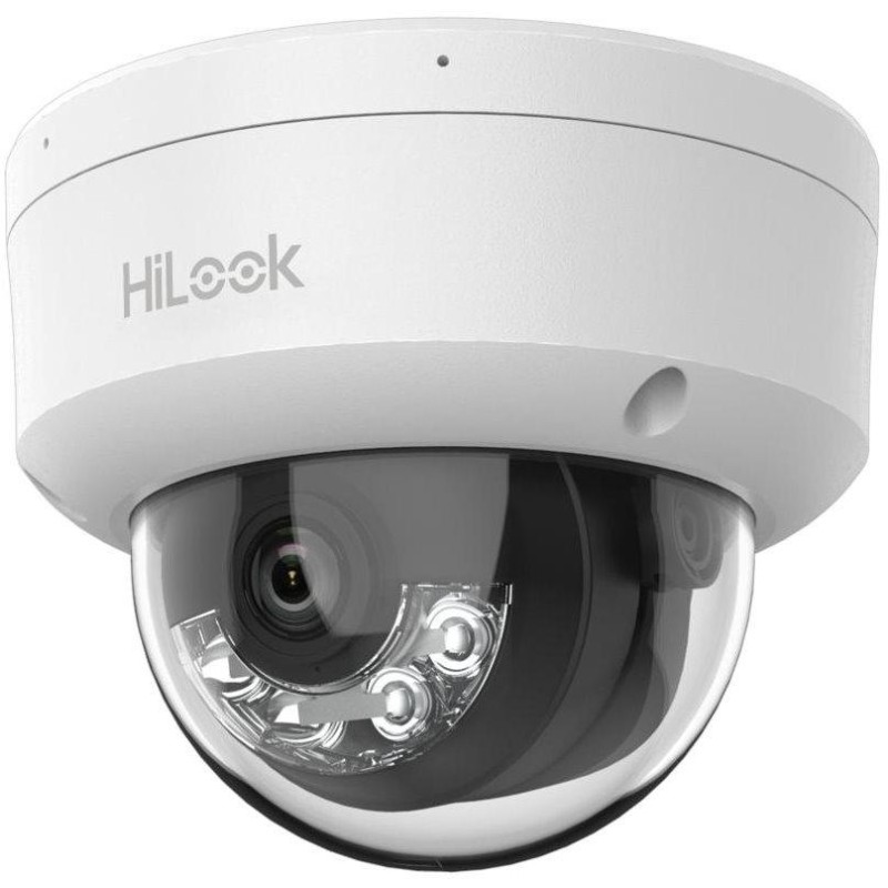 HiLook Powered by HIKVISION/ IPC-D180HA-LU/ Dome/ 8Mpix/ 2.8mm/ Smart Hybrid Light/ MD2.0/ IP67+K08/ IR 30m