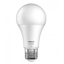 UMAX chytrá LED žárovka U-Smart Wifi Bulb/ Wi-Fi/ E27/ 8W/ 110-250V/ čeština/ RGB/ stmívatelná