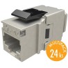 Solarix keystone c5e STP RJ45 czarny do szczypiec SXKJ-5E-STP-BK-NA - opakowanie zbiorcze 24 szt.
