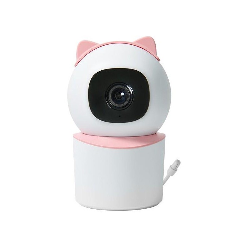 IMMAX NEO LITE SMART Security vnitřní kamera BABY, 355° 50°, P/T, Wi-Fi, 4MP, růžová, TUYA