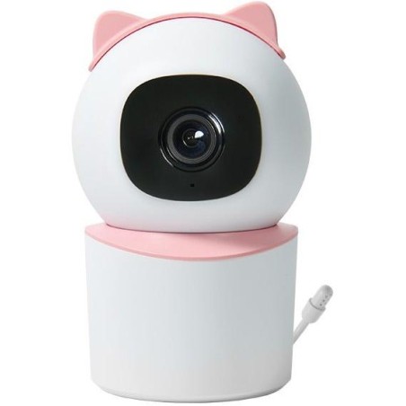 IMMAX NEO LITE SMART Security vnitřní kamera BABY, 355° 50°, P/T, Wi-Fi, 4MP, růžová, TUYA