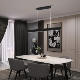 IMMAX NEO LISTON SMART závěsné svítidlo, 118cm 18W černé, TUYA