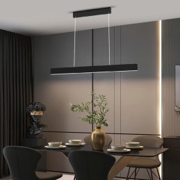 IMMAX NEO LISTON SMART závěsné svítidlo, 118cm 18W černé, TUYA