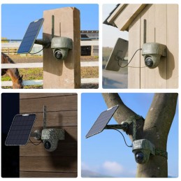 Reolink Go Series G450 8MPx venkovní bateriová 4G IP kamera se solárním panelem, otočná, 3840x2160, SD 128GB, IP64