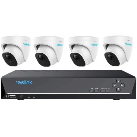 Reolink NVS8-8MD4 set videorekordér a 4ks IP kamera P334, 8x PoE, včetně 2TB HDD ( max. 2x 6TB ), VGA, HDMI, IP kamery 8