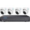 Reolink NVS8-8MD4 set video recorder and 4pcs IP camera P334, 8x PoE, including 2TB HDD (max. 2x 6TB), VGA, HDMI, IP cameras 8