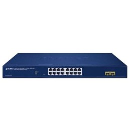 Planet GS-2210-16T2S WEBsmart L2 switch, 16x1Gb, 2x1Gb SFP, QoS
