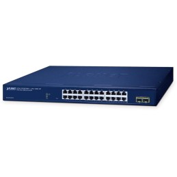 Planet GS-2210-24T2S WEBsmart L2 switch, 24x1Gb, 2x1Gb SFP, QoS