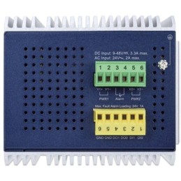 Planet IGS-6325-16T4X průmyslový L3 switch, 16x1Gb, 4x10Gb SFP+, -40~75°C, dual 9-48VDC, IP30, fanless