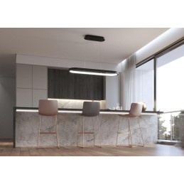 IMMAX NEO HIPODROMO SMART závěsné svítidlo 120x30cm 42W černé Zigbee 3.0, TUYA