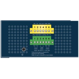 Planet IGS-4215-16P2T2S průmyslový L2 switch, 18x 1Gb, 2x1Gb SFP, 16x PoE 802.3at 320W, 48~54VDC, IP30