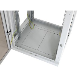 Triton 19' rozvaděč stojanový 32U/600x600 skleněné dveře, šedá