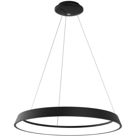 IMMAX NEO LIMITADO SMART závěsné svítidlo 60cm 39W černé, TUYA