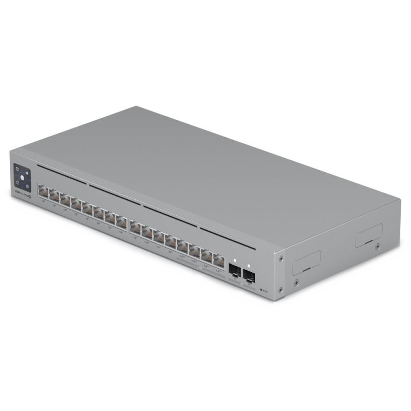 Ubiquiti UniFi Switch Pro Max 16 PoE - 4x 2.5GbE, 12x GbE, 2x SFP+, Etherlighting, PoE+/PoE++ (PoE budget 180W)