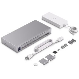 Ubiquiti UniFi Switch Pro Max 16 PoE - 4x 2.5GbE, 12x GbE, 2x SFP+, Etherlighting, PoE+/PoE++ (PoE budget 180W)
