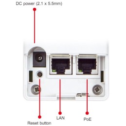 Planet WBS-900AC venkovní CPE, 900Mbps, 5GHz 802.11ac, Long Range 15km, Wireless, PoE+ 802.3at, VLAN, -40~+70°C, IP65