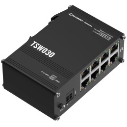 Teltonika TSW030 průmyslový nemanažovaný switch, 8x 10/100, bez zdroje