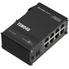 Teltonika TSW040 przemysłowy niezarządzalny switch, 8x PoE+ 10/100, bez zasilacza