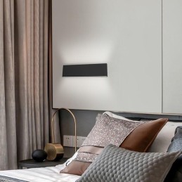 IMMAX NEO LISTON SMART nástěnné svítidlo 29cm 8W černé, TUYA