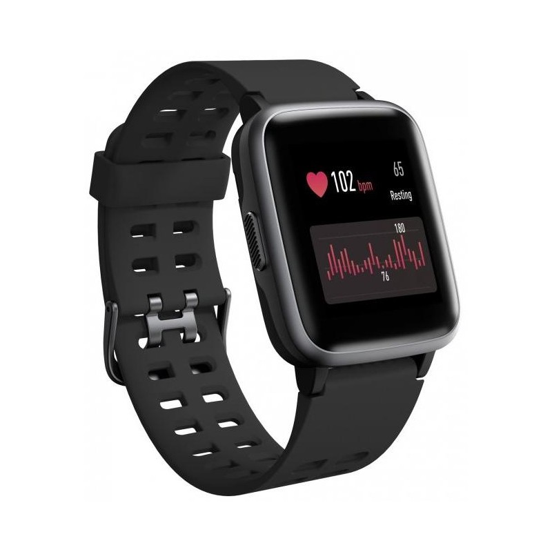 UMAX chytré hodinky U-Band P2 Black/ 1,3" IPS/ Bluetooth 4.2/ nRF52840/ ATM5/ iOS 8.0 +/ Android 4.3 +/ app Veryfit PRO