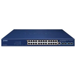 Planet GS-4210-24UP4X L2/L4 switch, 24x1Gb, 4x10Gb SFP+, 24x PoE++ 802.3bt 720W, NMS, QoS
