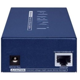 Planet POE-173S-12V, PoE++ splitter, IEEE802.3bt, výstup 12V DC, DIN, 0~50°C