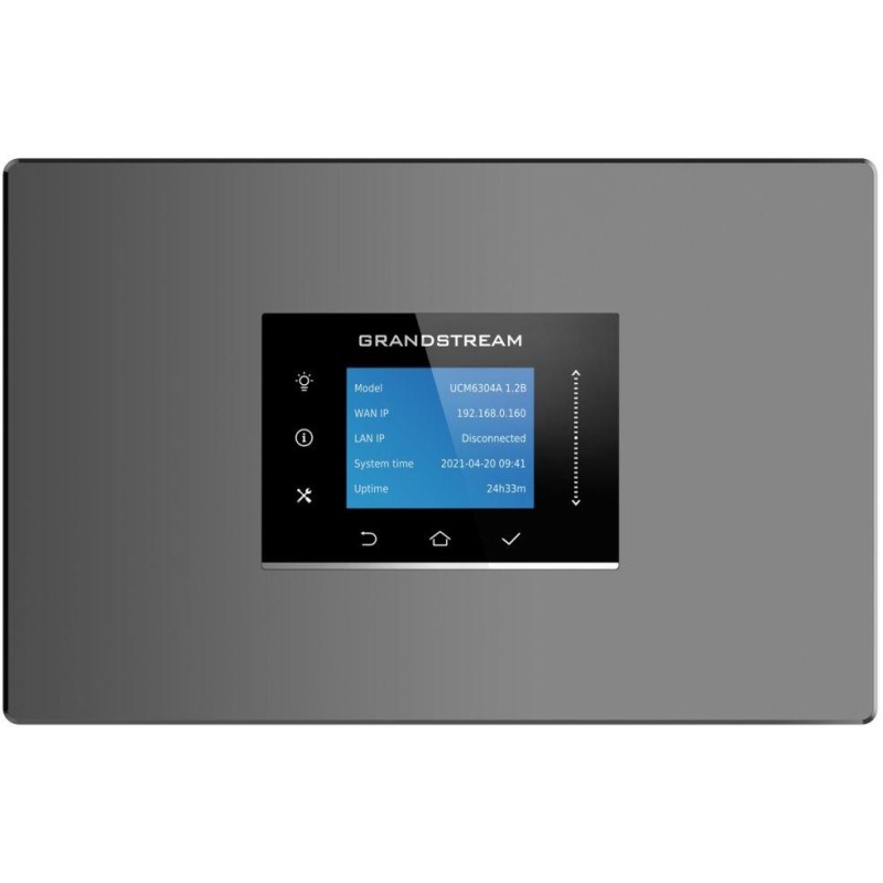 Grandstream UCM6304A Audio VoIP pobočková ústředna, 4x FXS, 4x FXO, 2x USB, 3x Gbps RJ45 PoE+