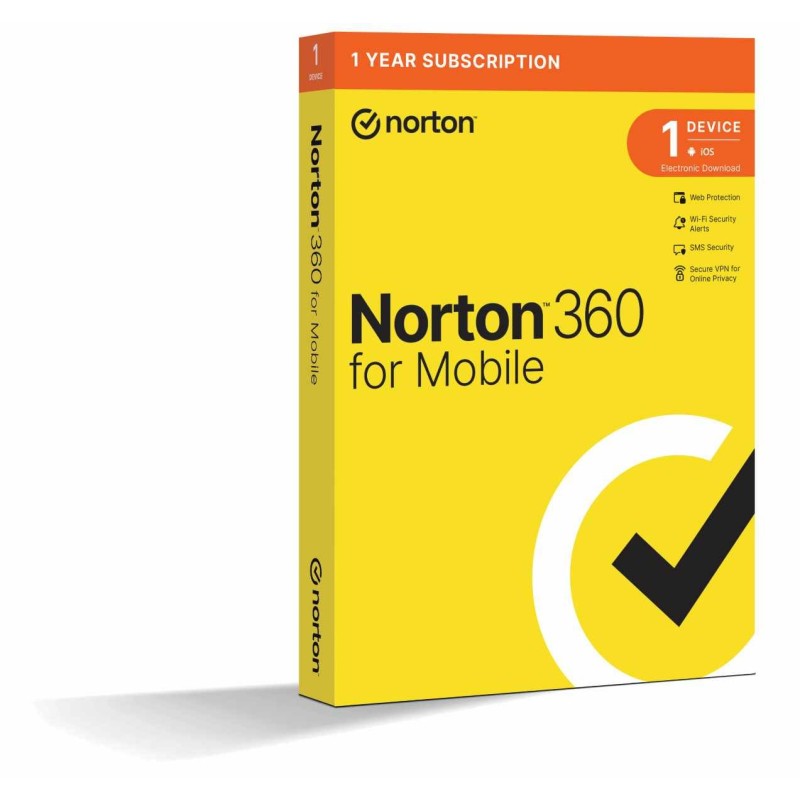 NORTON 360 MOBILE CZ 1 user for 1 device for 1 year - electronic license