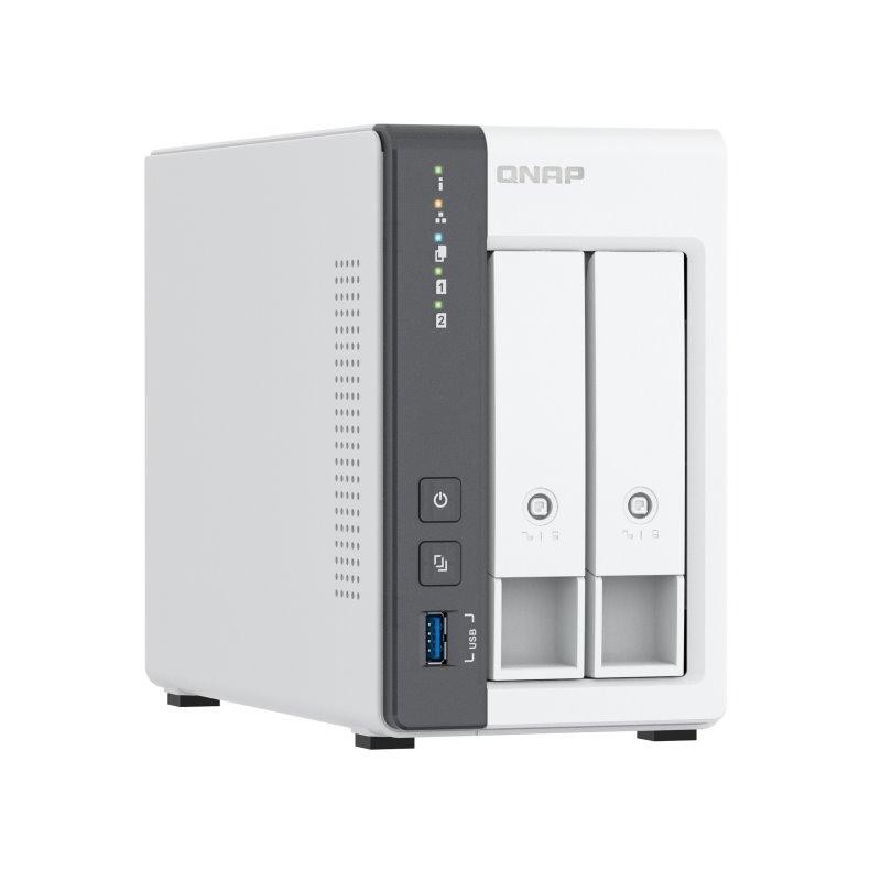 QNAP TS-216G   2x SATA, 4GB RAM, 1x GbE, 1x 2,5GbE, 2x USB 2.0, 1x USB 3.2